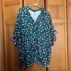 Beautiful floral print blouse